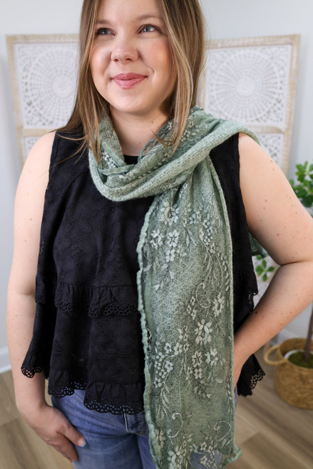 One More Thing Scarf - Green