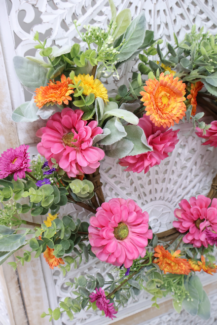 Wreath - Sunny Meadow Daisy