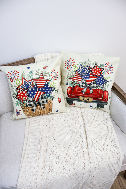 Stars And Stripes Pillowcase Set