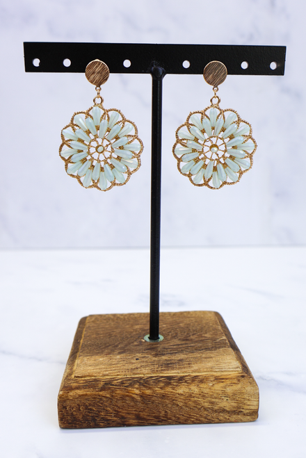 Glow All Out Earrings - Blue