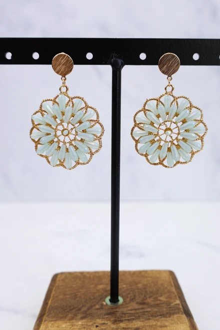 Glow All Out Earrings - Blue