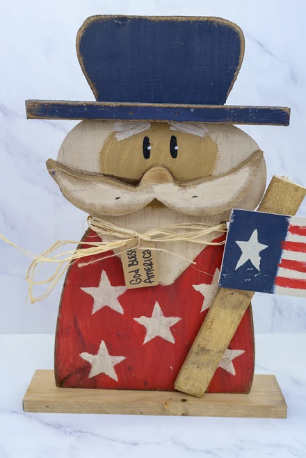 God Bless America Uncle Sam On Base