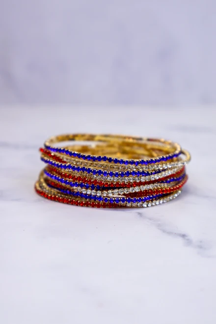 Patriotic Pop Bracelet Set