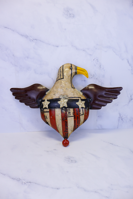 Hanging Americana Eagle - Recycled Metal