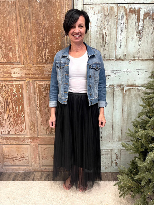 Go With The Flow Skirt - BLACK