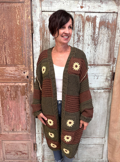 Fall Flowers Cardigan