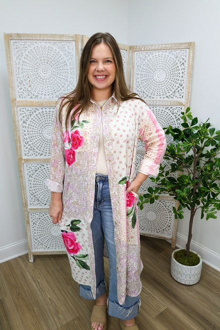 Sweet Tea And Roses Duster