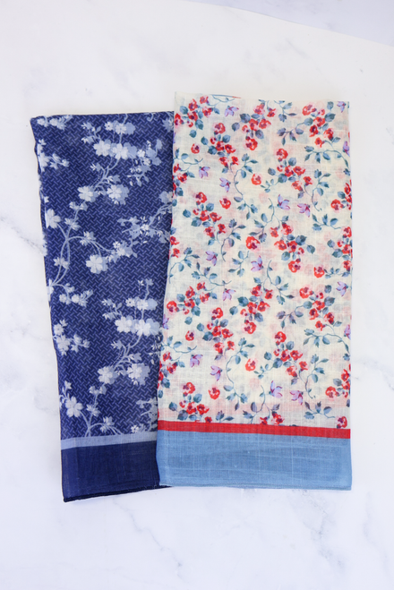 Fresh Air And Flowers Scarf Set