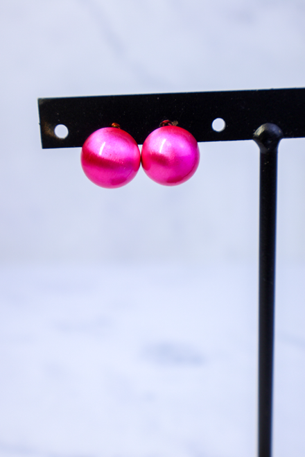 Pinky Promise Earrings - Pink