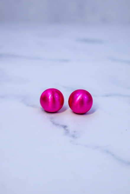Pinky Promise Earrings - Pink