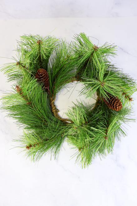 Mountain Pine Candle Ring - 4.5"