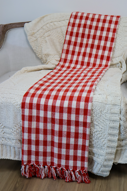 Throw - Red Gingham