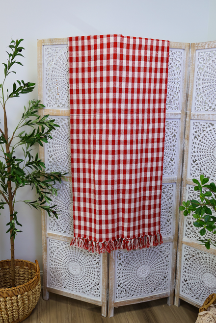 Throw - Red Gingham