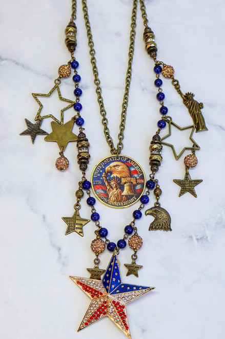 Story Of A Nation Handmade Necklace *FINAL SALE*