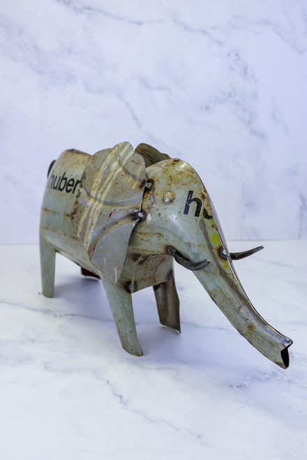 Recycled Metal Elephant