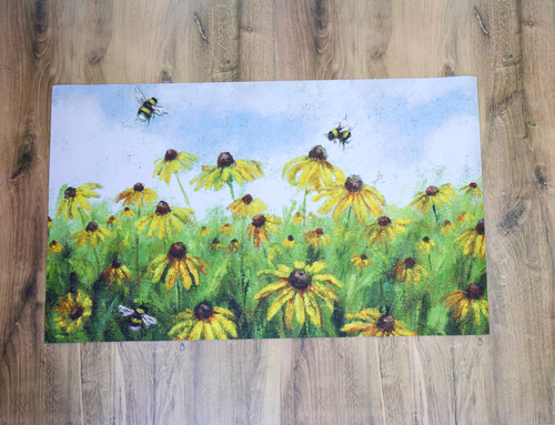Black Eyed Susan - Indoor/Outdoor Decorative Rug