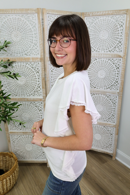 Taking Sides Top - White
