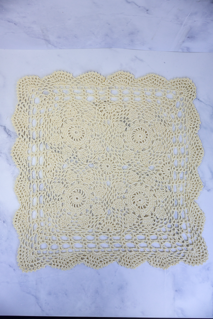Cream Crochet Set - Set of 2