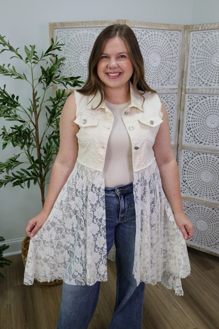 Uniquely You Vest - Natural