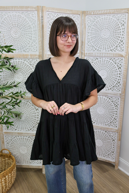 Sweet Simplicity Top - Black