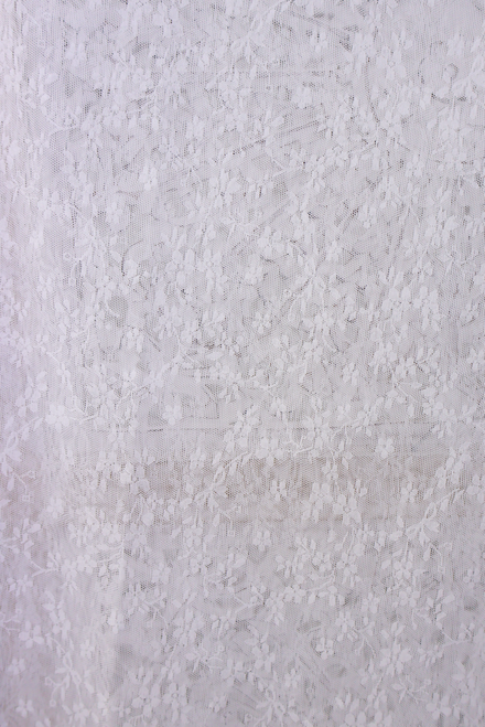 Petite Floral Lace - White