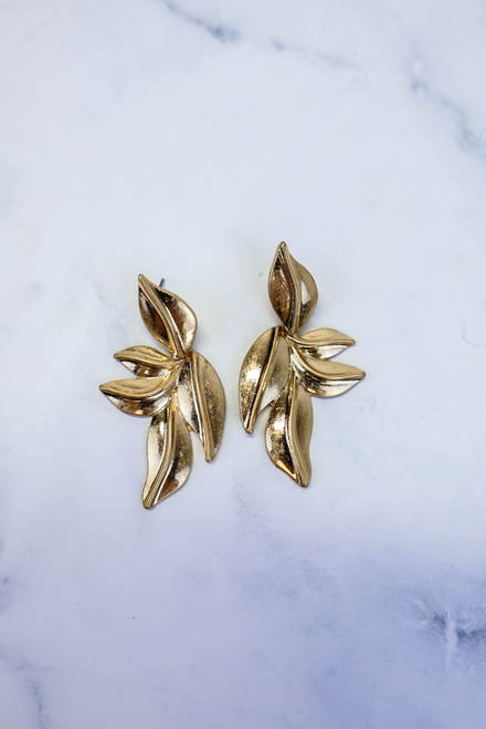 Growing On Me Earrings - Gold