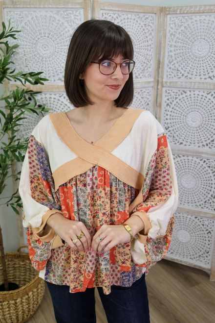 Wildflower Mosaic Top