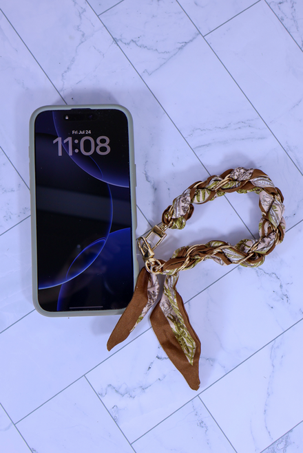 In Good Hands Wristlet - Brown *FINAL SALE*