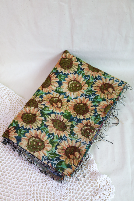 Sunflower Pattern Upholstery Fabric