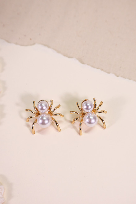 Web Of Pearls Earrings