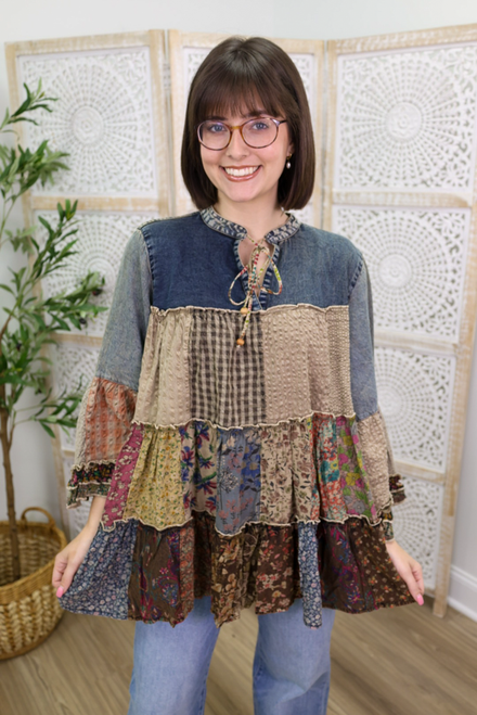 The Patchwork Path Top