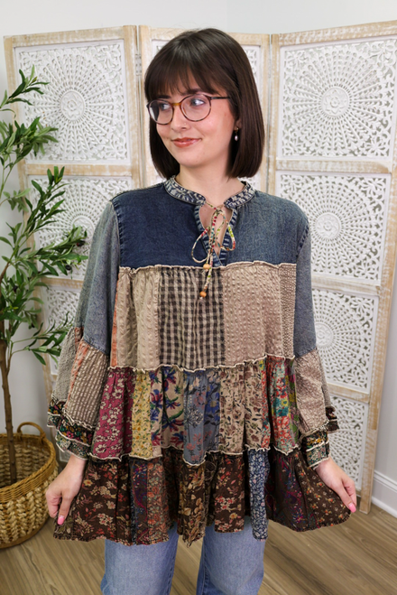 The Patchwork Path Top