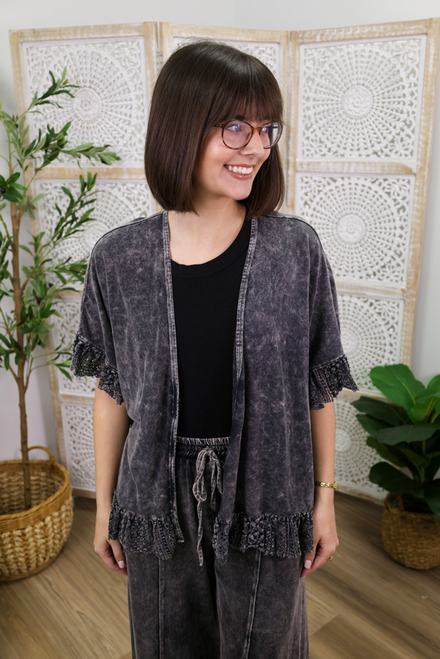 All About You Kimono - Ash