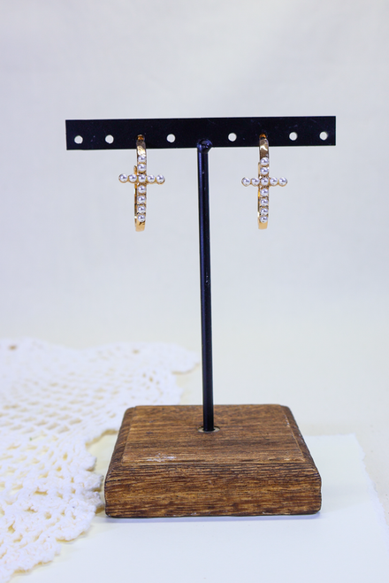 Polished And Pearled Earrings
