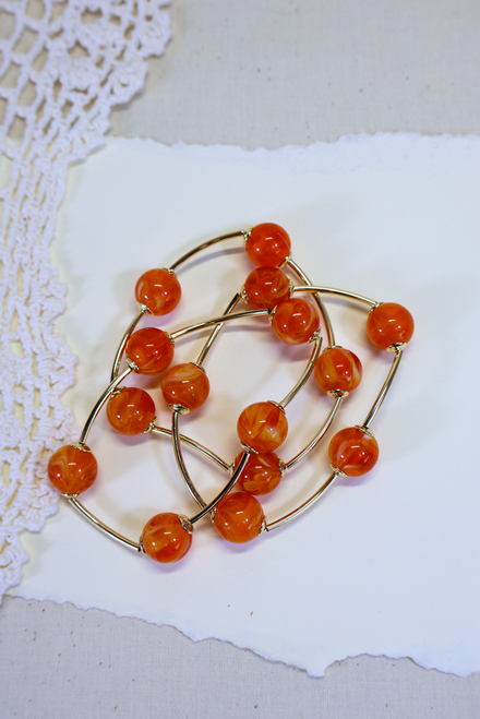 Stay Awhile Bracelet Set - Orange