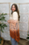 Match Made In Heaven Crochet Cardigan - Orange Ombre