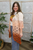 Match Made In Heaven Crochet Cardigan - Orange Ombre