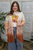 Match Made In Heaven Crochet Cardigan - Orange Ombre