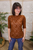 Understated Charm Top - Rust