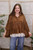 A Day Well Spent Poncho Top