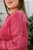 Made To Unwind Sweater - Raspberry