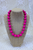 Mood Booster Necklace - Hot Pink