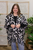 At A Crossroads Poncho - Gray