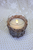 Wicker And Glass 3D Flame Candle - 4"