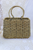 Rectangle Top Woven Vine Basket With Handles