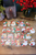 Vintage Wooden Christmas Ornaments  - Set of 36
