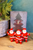 Mini Santa Ornament - Set of 3