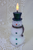Realistic Flame Snowman LED Candle