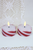 Candy Cane Tea Light 3D Candle - Set of 2