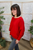 At Your Leisure Sweater Top - Red